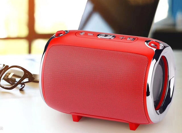 Portable Bluetooth Speaker with Bass & Impact-Resistant Design