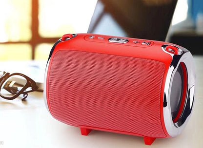 Portable Bluetooth Speaker with Bass & Impact-Resistant Design