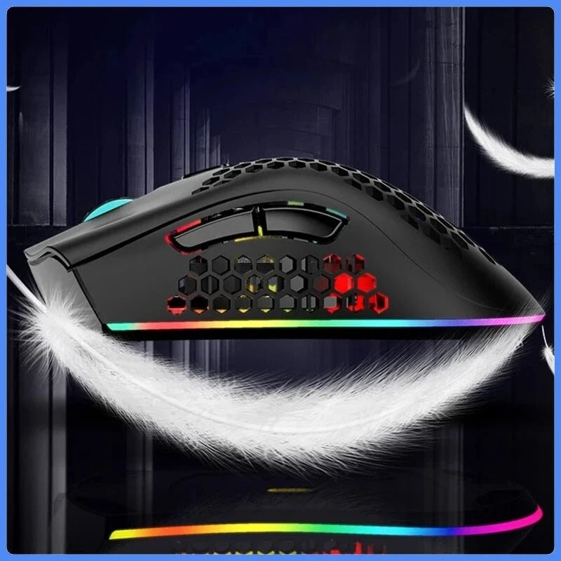 BM600 Rechargeable Wireless RGB Gaming Mouse for PC & Laptop
