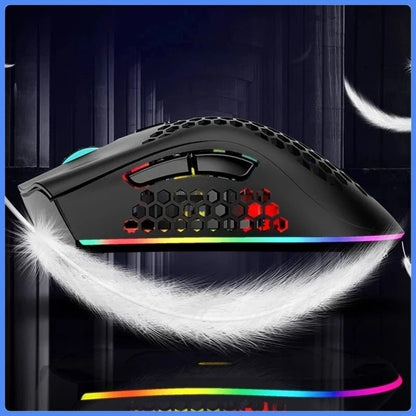 BM600 Rechargeable Wireless RGB Gaming Mouse for PC & Laptop