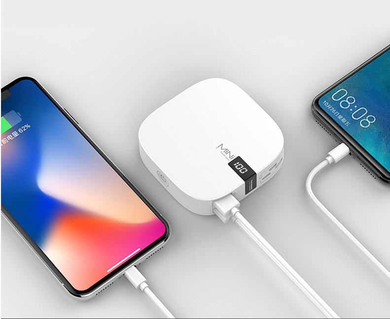 10,000mAh Ultra-Slim Portable Power Bank with Fast Charging