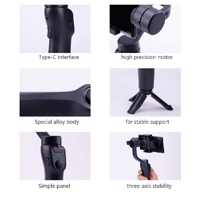 Smart 3-Axis Smartphone Gimbal Stabilizer