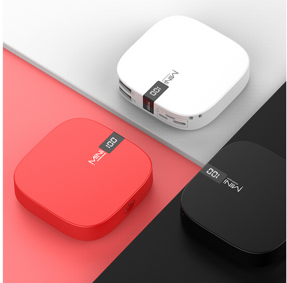 10,000mAh Ultra-Slim Portable Power Bank with Fast Charging