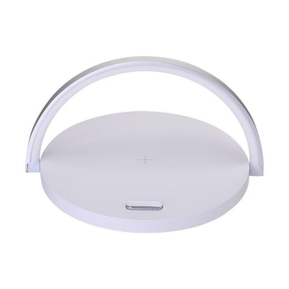 Rainbow Bridge LED Desk Lamp with Wireless Charging & Customisable Display