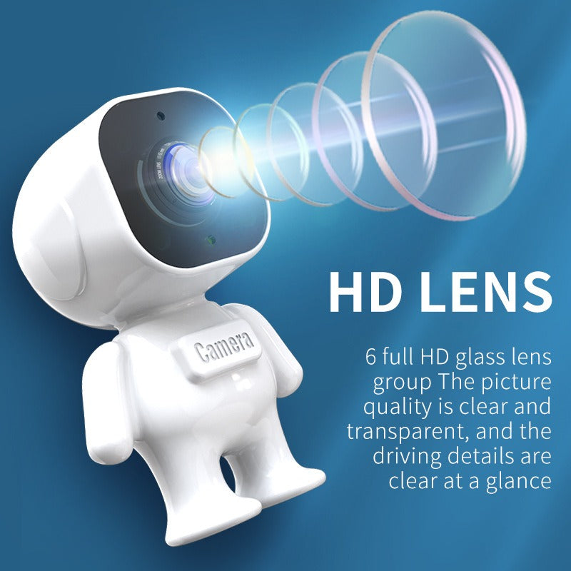 Foldable In-Car Baby Monitor with Night Vision Camera & Display