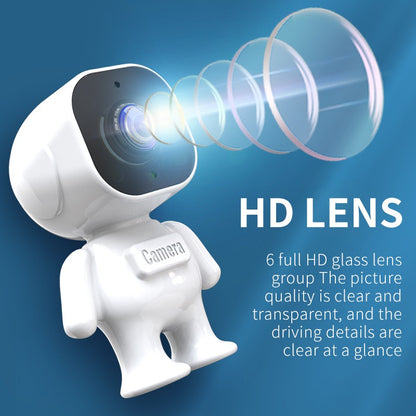 Foldable In-Car Baby Monitor with Night Vision Camera & Display