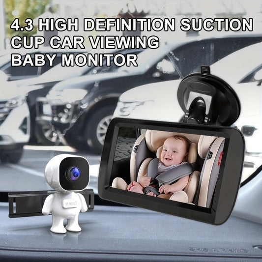 Foldable In-Car Baby Monitor with Night Vision Camera & Display