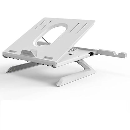 Adjustable Aluminium Laptop Stand – Foldable Ergonomic Desktop Riser
