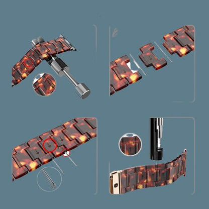 Resin Watch Band Compatible with Apple Watch – Series 1–4